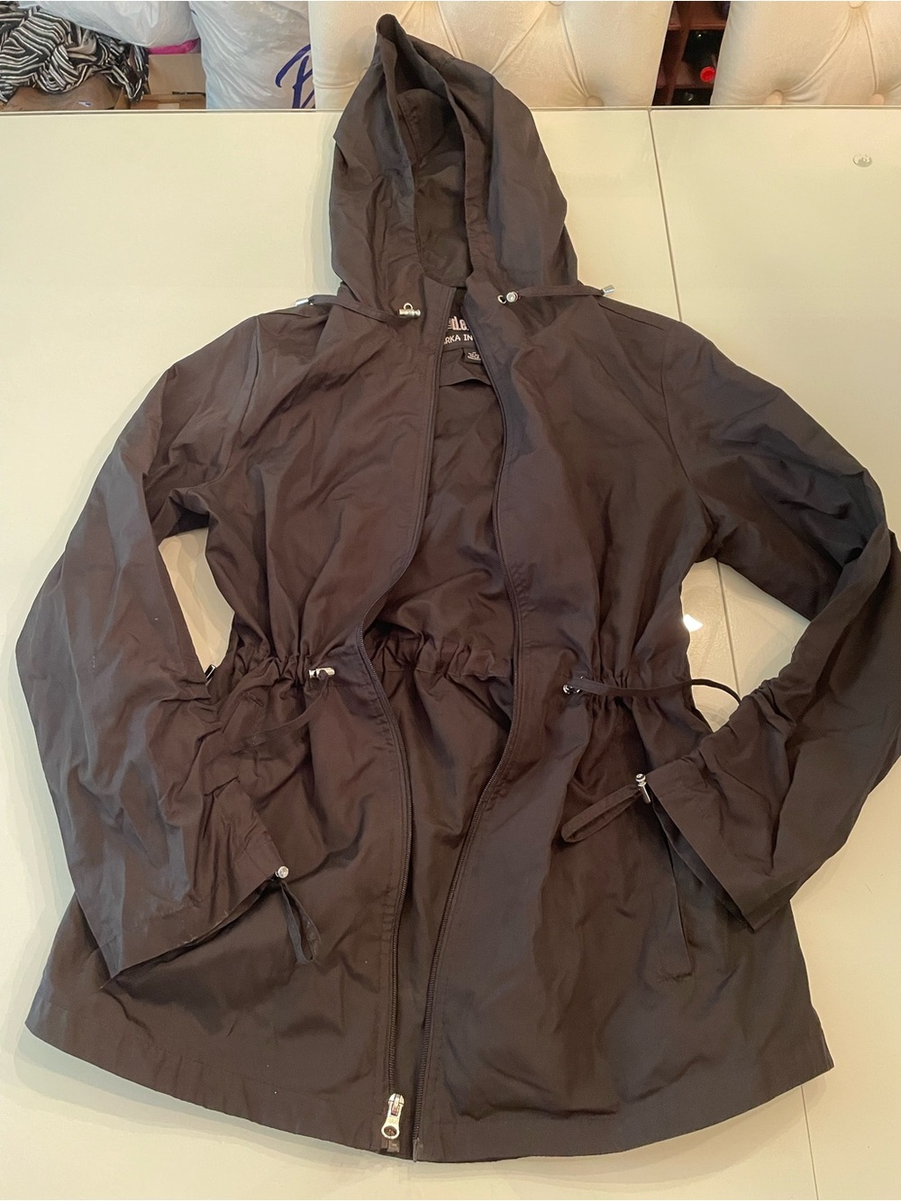 Women’s Hooded Anorak Jacket - Black